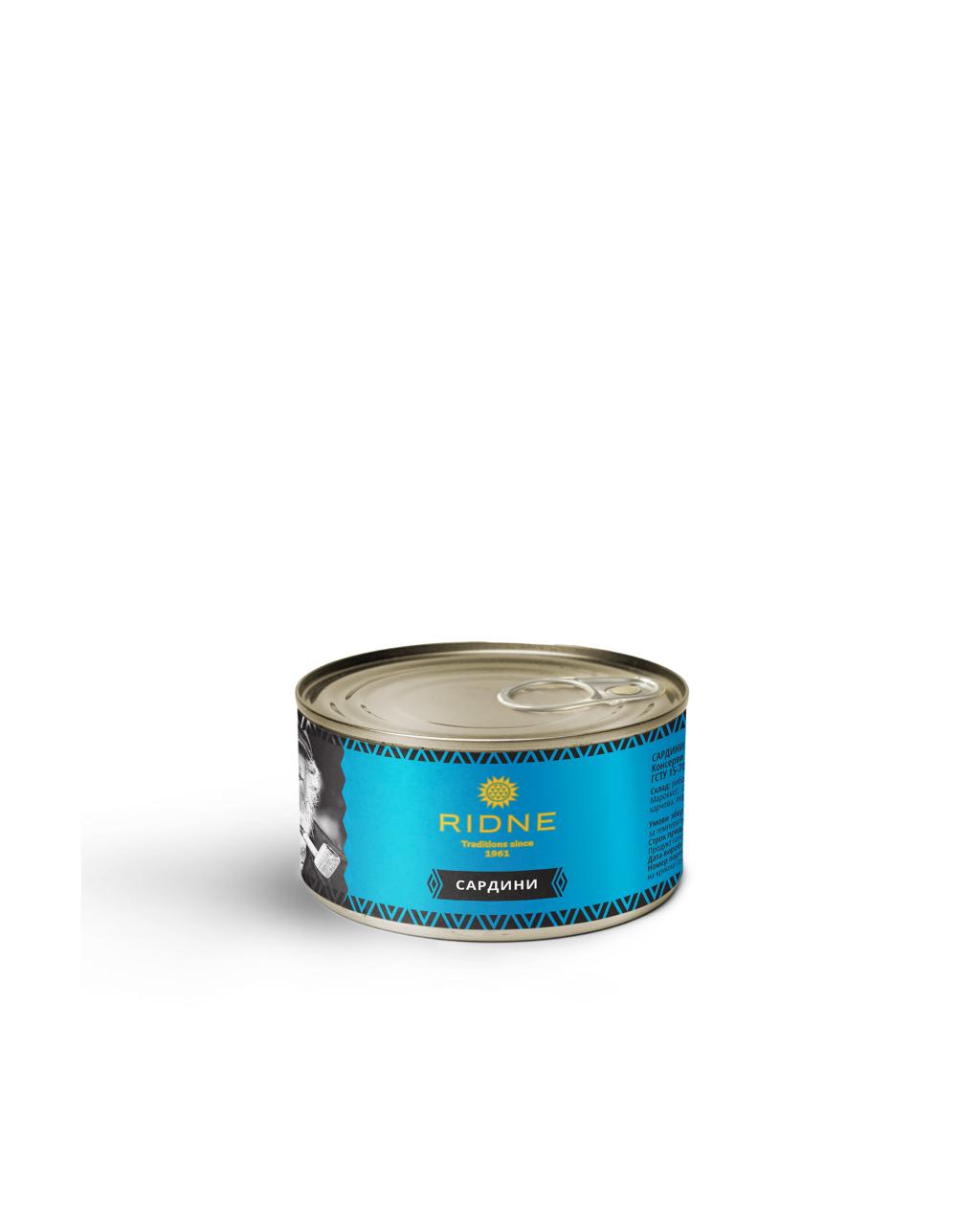 Canned sardines
